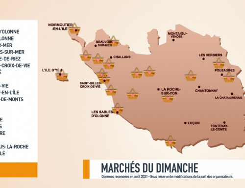 Cartes des marchés alimentaires de Vendée
