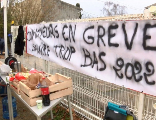 A La Roche-sur-Yon, les transporteurs de fonds en grève