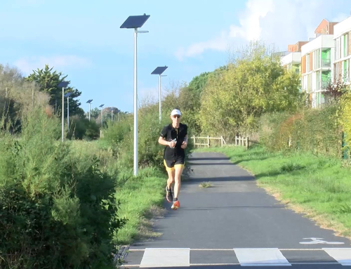 Saint-Gilles-Croix-de-Vie : Une piste cyclable près du lycée éclairée au solaire et à la demande