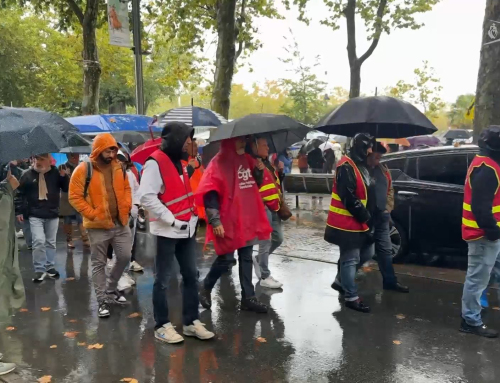 La Roche-sur-Yon : Première mobilisation sociale de la rentrée 300 personnes ont manifesté en centre-ville contre le projet politique du gouvernement