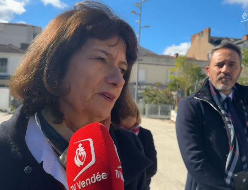 La déléguée interministérielle à l’accessibilité Isabelle Saurat était en visite ce mercredi à La Roche-sur-Yon