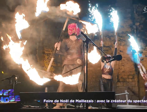 Vivez la Vendée : Foire de Noël de Maillezais : avec le créateur du spectacle de feu