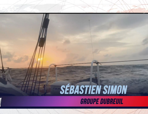 L’image du jour du Vendée Globe du 7 janvier : Sébastien Simon franchit l’équateur !