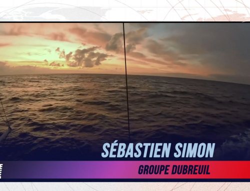 L’image du jour du Vendée Globe du 13 janvier : Un coucher de soleil magique !