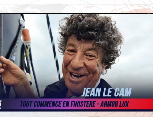 L’image du jour du Vendée Globe du 20 Janvier : Jean Le Cam, une réparation périlleuse depuis son mât !