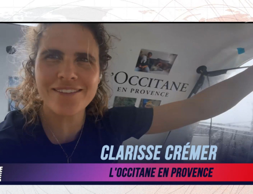 L’image du jour du Vendée Globe du 22 Janvier : Clarisse Crémer en mode « arrivée » !