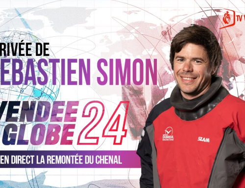 Vendée Globe 2024 : L’arrivée de ⁠Sébastien  SIMON (GROUPE DUBREUIL)  3ème du Vendée Globe 2024  à suivre en direct !